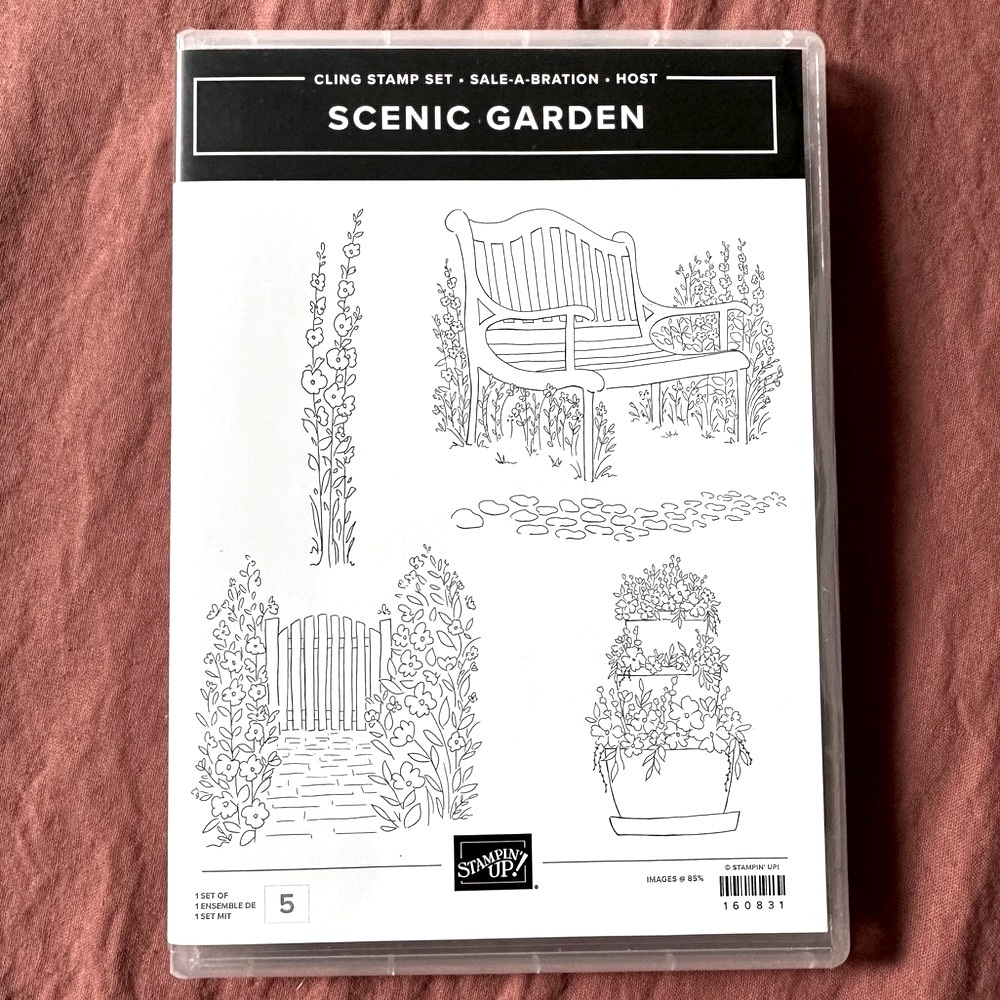 Stampin Up! Scenic Garden Cling Stamp Set